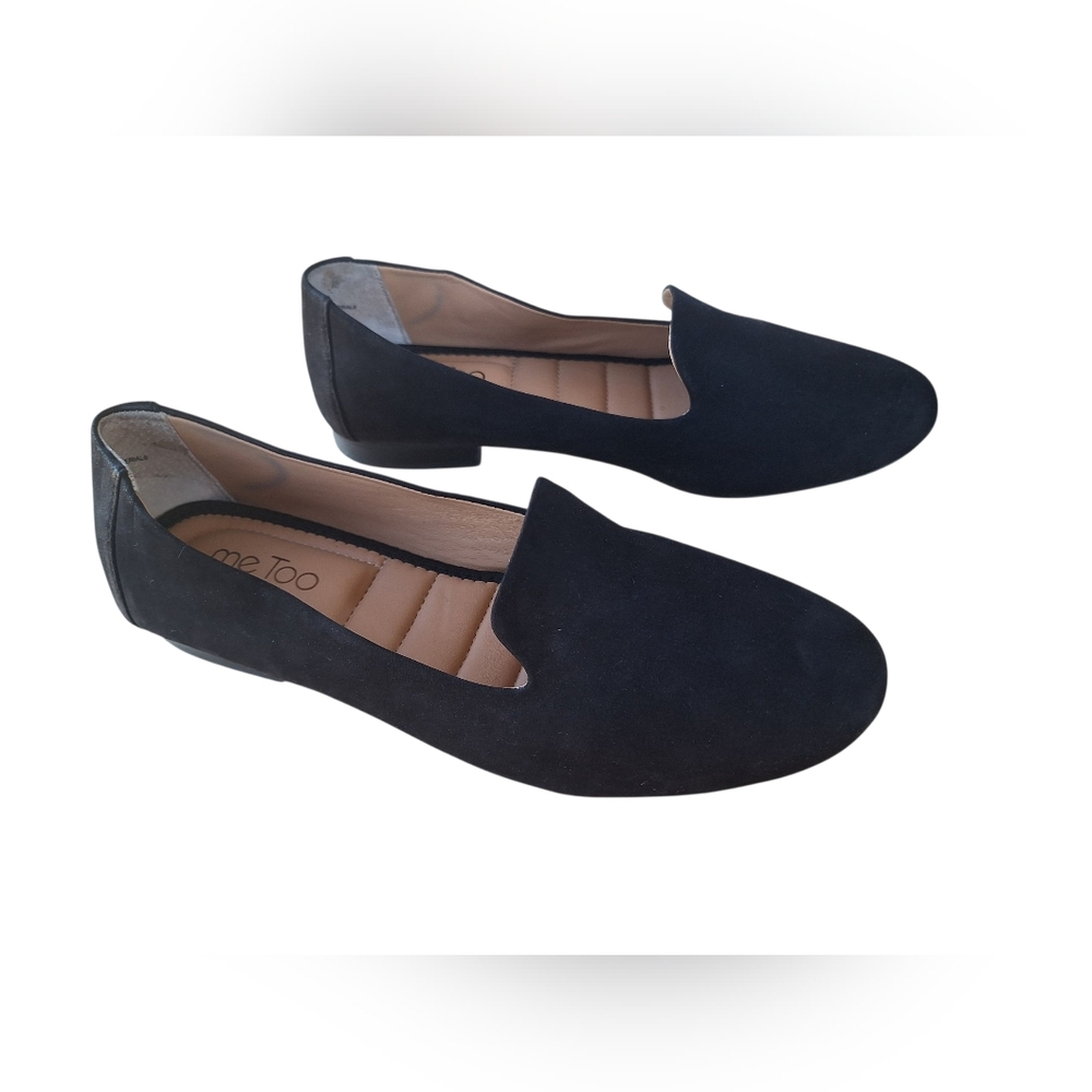 Me Too Black Suede Loafers